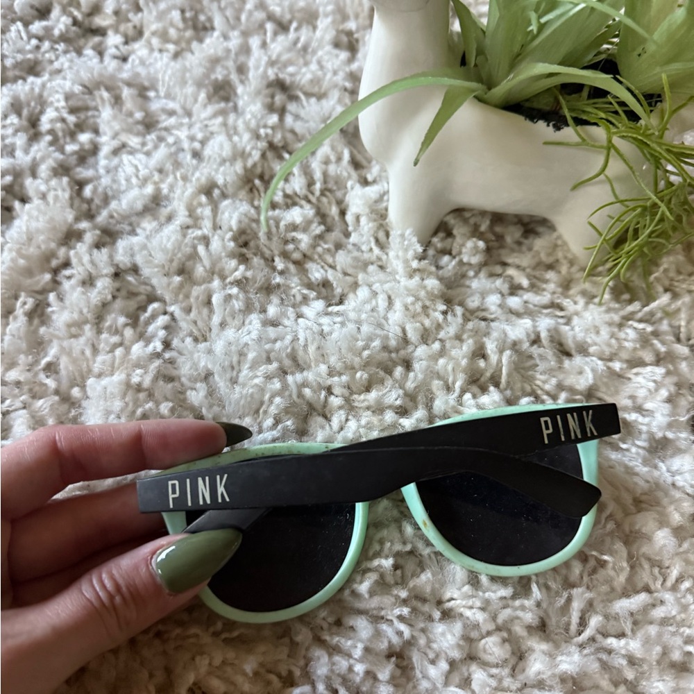 PINK Victoria's Secret Pastel Green Sunglasses - Picture 2 of 4